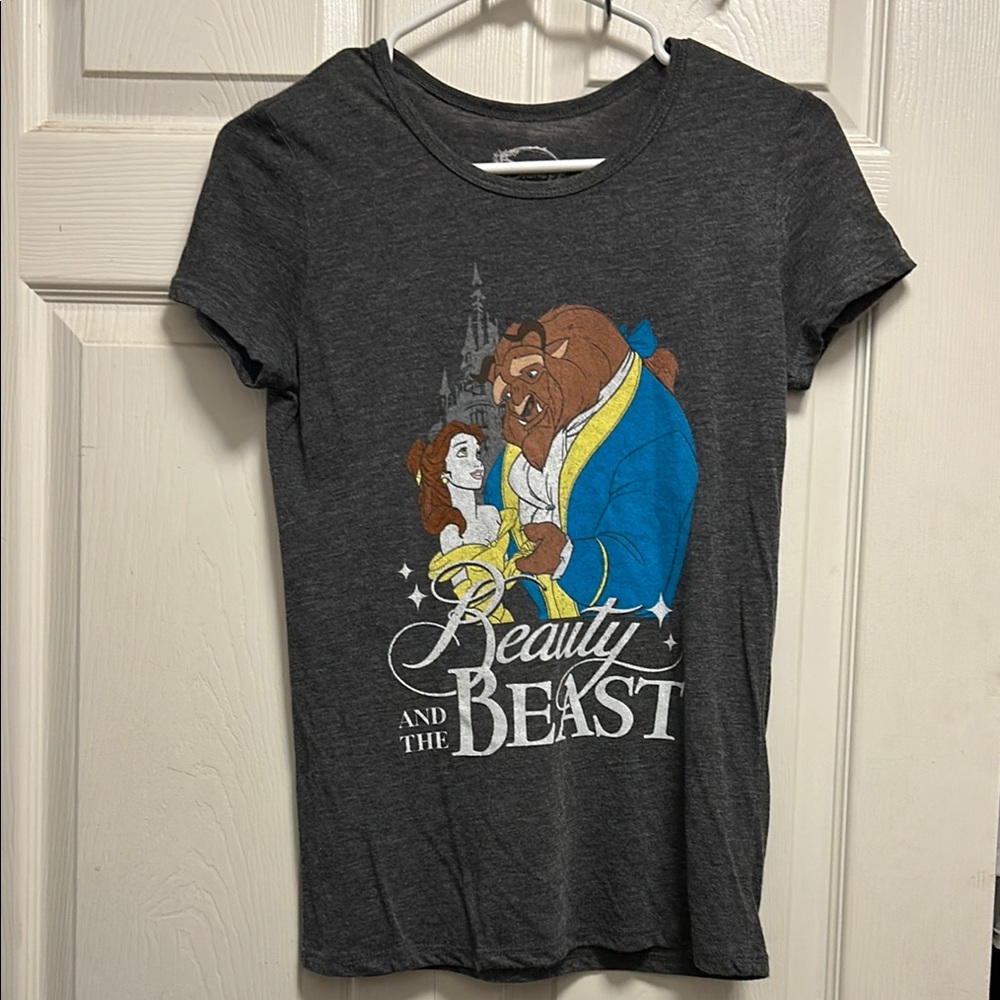 💜💜3/$20 Beauty and the Beast Kids Gray T-Shirt